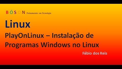 PlayOnLinux - Instalação de programas Windows no Linux