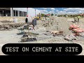 Test on Cement at construction site || Field test on Cement | How to check quality of cement at site