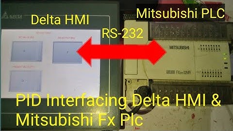 PID Interfacing Delta HMI & Mitsubishi Fx Plc