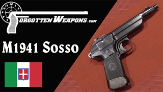 Sosso 1941 Italian Prototype Pistol