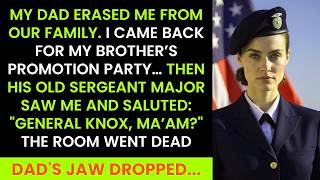 My Dad Said I Failed — Then His Old Sergeant Saluted Me 'General Knox, Ma’am'