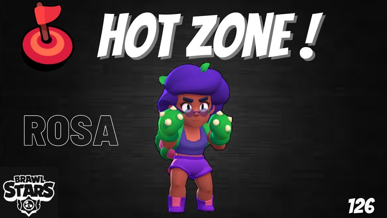 Hot Zone Brawl Stars Rosa Gameplay 126 Youtube - rosa brawl stars hot