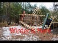 Wrapping up the Cabin Build as Winter Approaches (off grid cabin building #6) Wrapping up the Cabin Build as Winter Approaches (off grid cabin building #6)