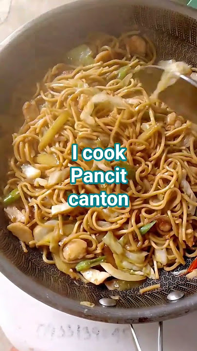 My yummy pansit Canton #food #asmr #short  #pansitcanton