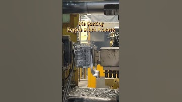 Die Casting Engine Block Process#shorts