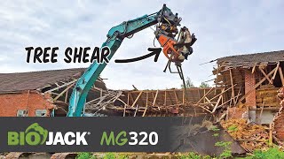 Barn Demolition With The Biojack Mg320