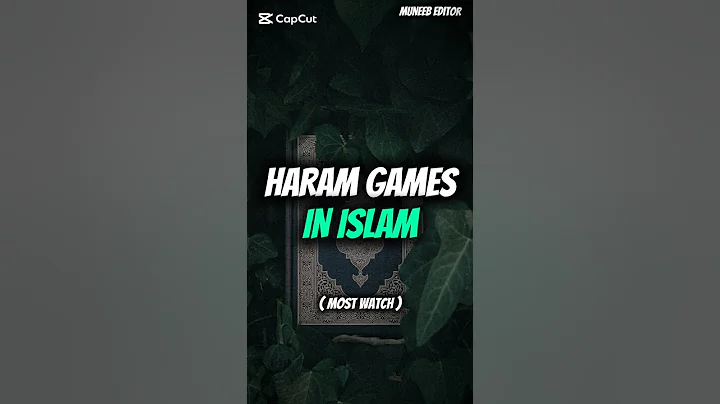 Haram Games in Islam | Why Some Games Are Forbidden #HaramGames #IslamicReminder #HalalHaram #islam