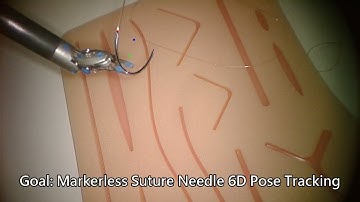 Markerless suture needle pose tracking with robust uncertainty estimation for robotic surgery