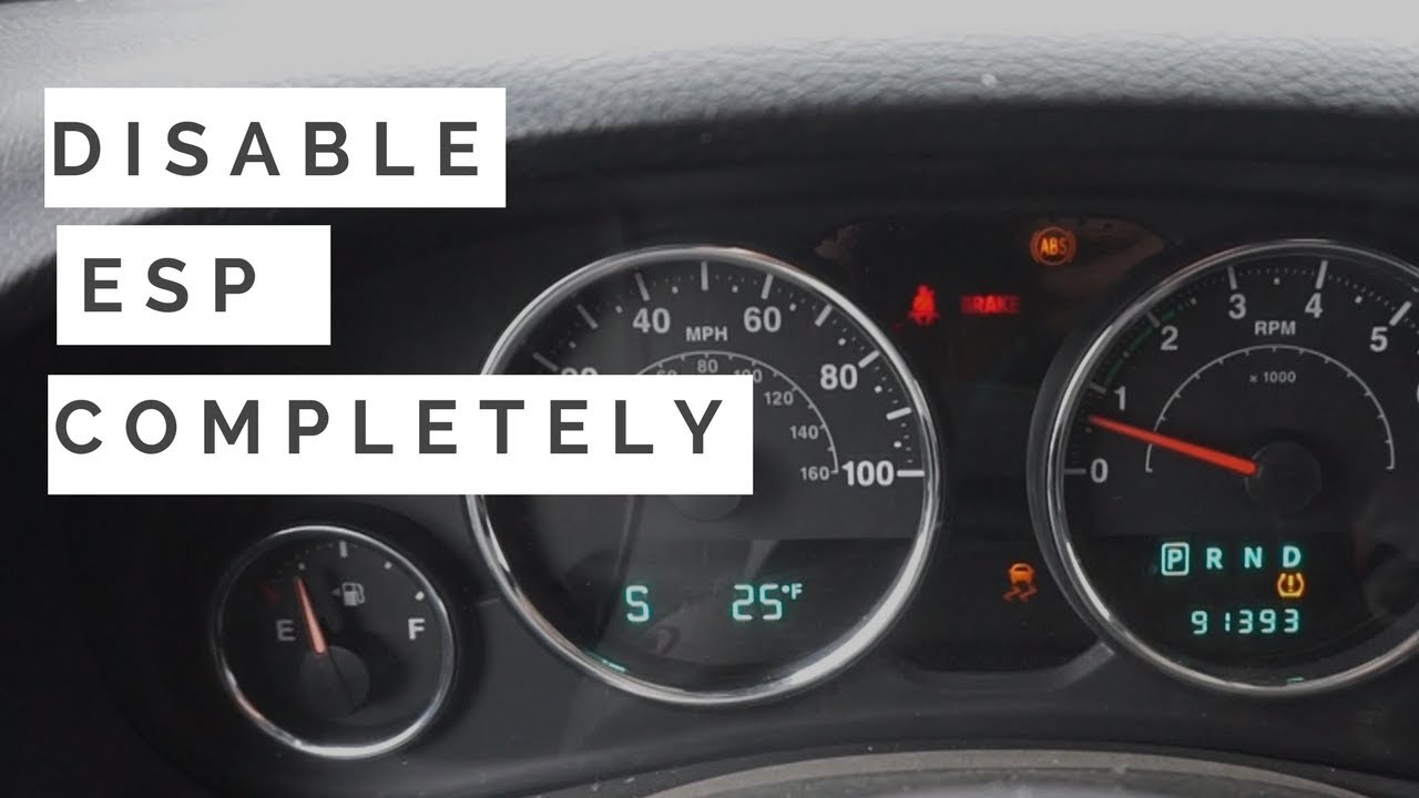 How To Completely Disable ESP on Jeep JK [Pulling Fuse Method] - YouTube