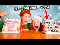 WHO CAN MAKE THE BEST GINGERBREAD HOUSE Challenge By The Norris Nuts