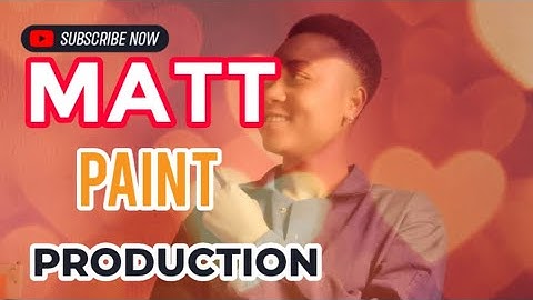How to Produce Matt Paint from Scratch Step by Step  Production Guide Production Process Explained