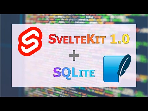 SvelteKit 1.0 with SQLite Tutorial