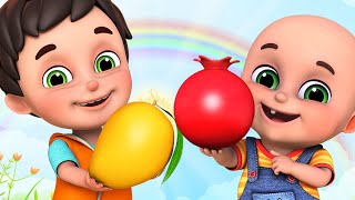 हाँ हाँ मीठे फल गीत (Yes Yes Fruits Song)  Hindi Rhymes For Children | Jugnu Kids hindi