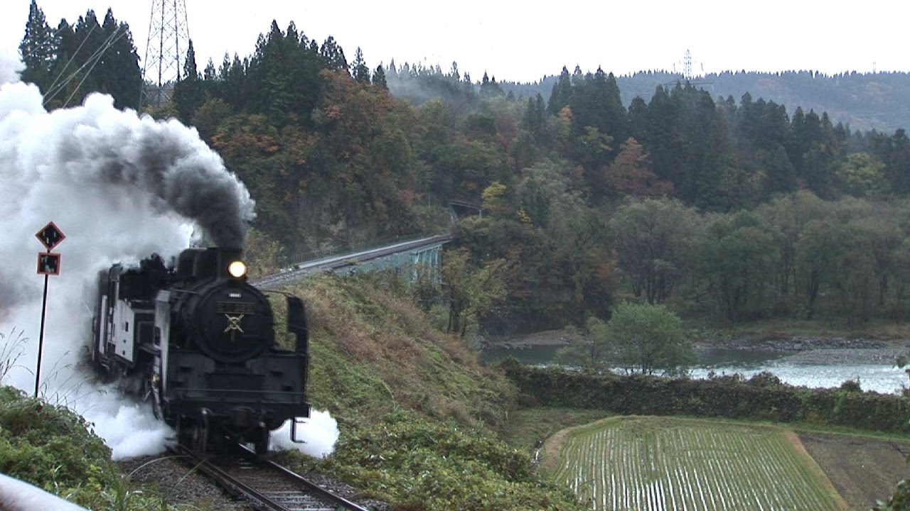 Sl 飯山線ロマン号 試運転 16 11 8 越後田沢駅ー越後鹿渡駅 Hdv 6 Youtube