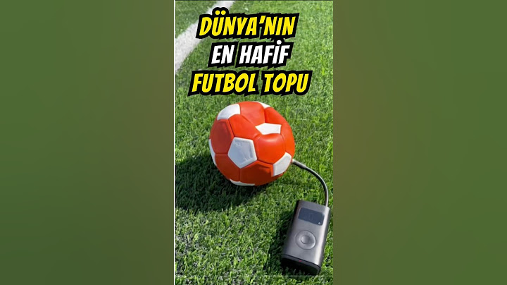 DÜNYA’NIN EN HAFİF FUTBOL TOPU
