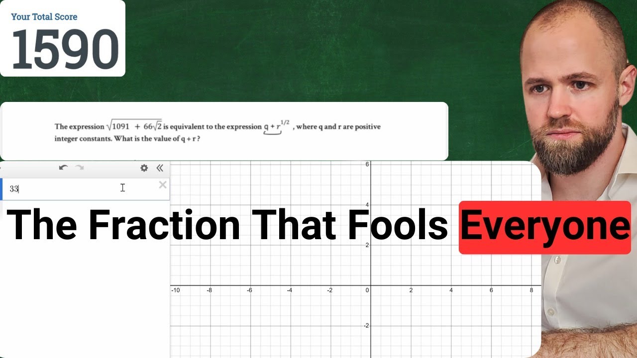 [Nov SAT] 800 Math Scorer Explains The Denominator Constant Question Everyone Gets Wrong