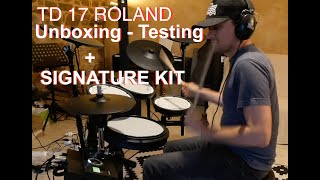 Roland TD17 kvx  UnboxingTesting  Damien Schmitt [Official Video]