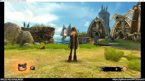 RPCS3 PS3 Emulator - How to Train Your Dragon Ingame! VULKAN (47fdaf69)
