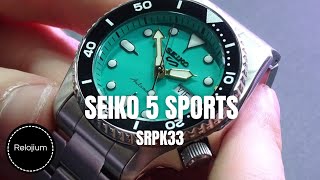 Reseña del Seiko 5 Sports 38 mm  SRPK33/ Seiko Tiffany (Midi) by Relojium 1,764 views 9 months ago 7 minutes, 50 seconds