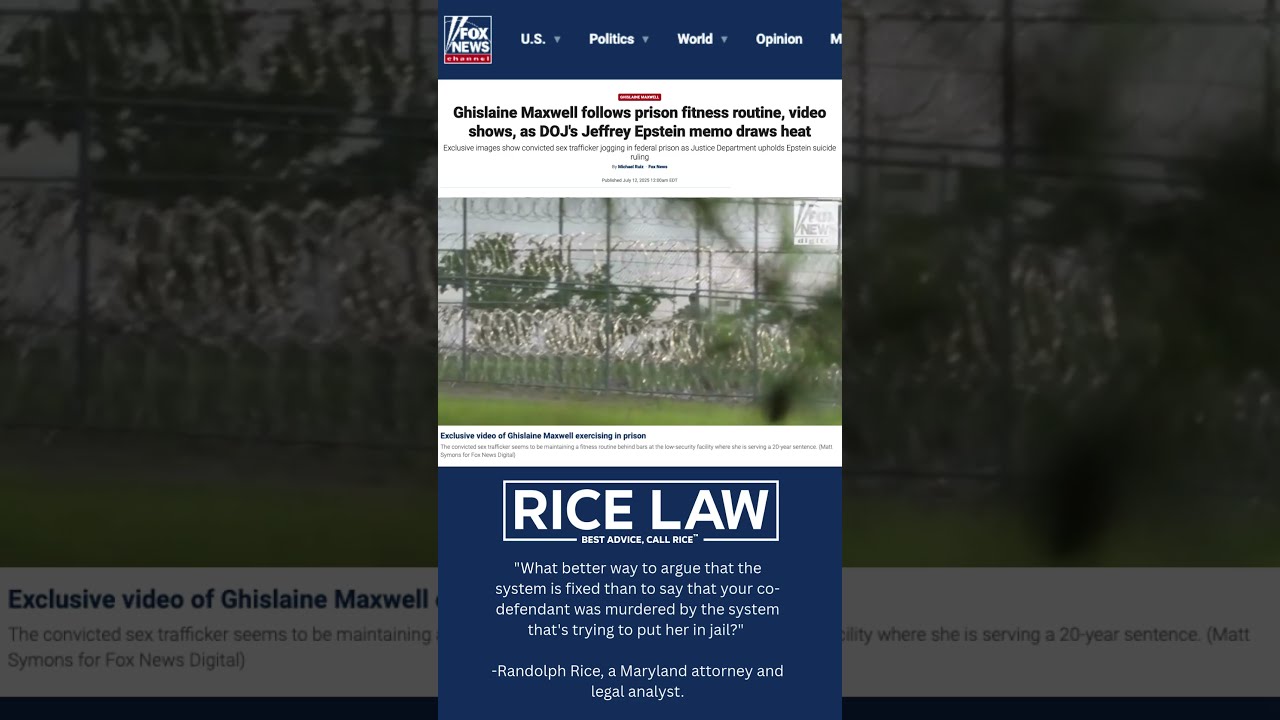  Epstein Case Continues As Ghislaine Maxwell Spotted Jogging In Prison Yard Fox News
