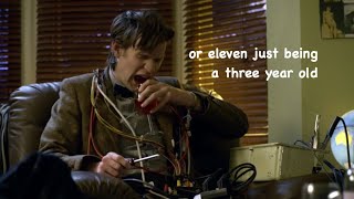 the eleventh doctor being clumsy for nearly five minutes