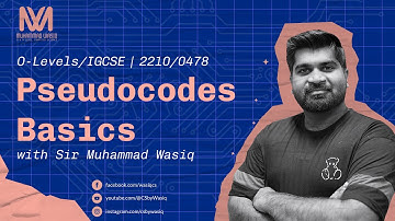 Pseudocodes Basics | Input - Output | Algorithm | Paper2 | O Level | A level | CS By Sir Wasiq