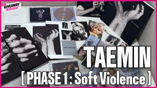 [4K UNBOXING] TAEMIN(태민) 'PHASE 1 : Soft Violence' 언박싱☁️ | 전종 앨범깡! | 증정이벤트🎁 screenshot 2