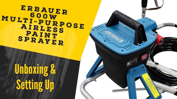 The ERBAUER EPS800 paint sprayer review 