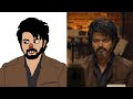 Leo  fun moment  thalapathy vijay  lokesh kanagaraj  anirudh  drawing meme