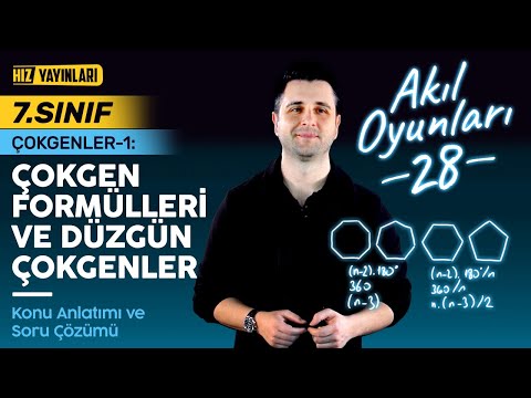 Çokgen Formülleri ve Düzgün Çokgenler (Konu Anlatımı, Soru Çözümü) Lightboard ile 7. Sınıf Matematik