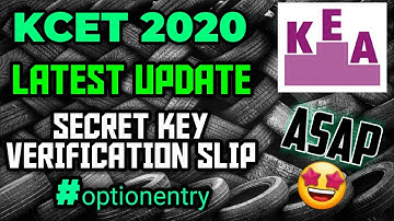 KCET 2020: Verification slip and secret key release date | Ineligible candidates? | #latestupdate