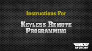 How To Program a GM Keyless Remote - Dorman Net Worth