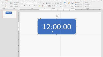 Live Digital Clock in PowerPoint