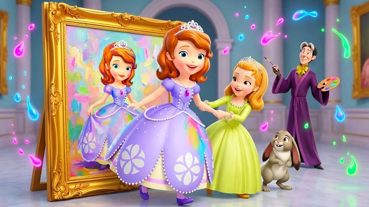 Trapped Inside the Haunted Painting 😱🎨 Sofia Breaks the Cursed Spell! | Sofia the First Animation