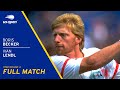 Boris Becker vs Ivan Lendl Full Match | 1992 US Open Round 4