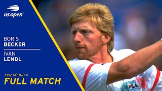 Boris Becker Vs Ivan Lendl Full Match 1992 Us Open Round 4