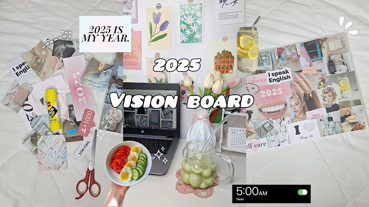 لوحة الأهداف لسنة 2025⭐️كيف تحقق اهدافك°نصائح لسنة جديدة vision board