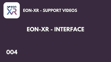 EON-XR basics of platform user interface