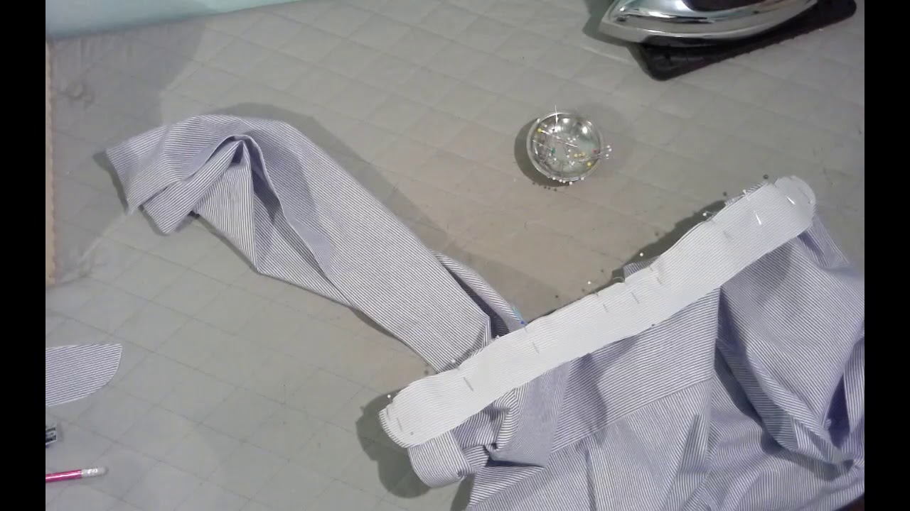 Collar Construction Step 3 Attaching the inside collar stand to the