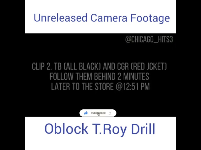 Unreleased Camera Footage From Oblock T.roy Drill🛎 #kingvon #oblock #shorts class=