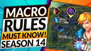 The ULTIMATE Season 14 Macro Guide - Tips for ALL ROLES - League of Legends