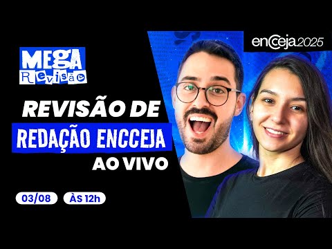 REVISÃO DE REDAÇÃO ENCCEJA AO VIVO