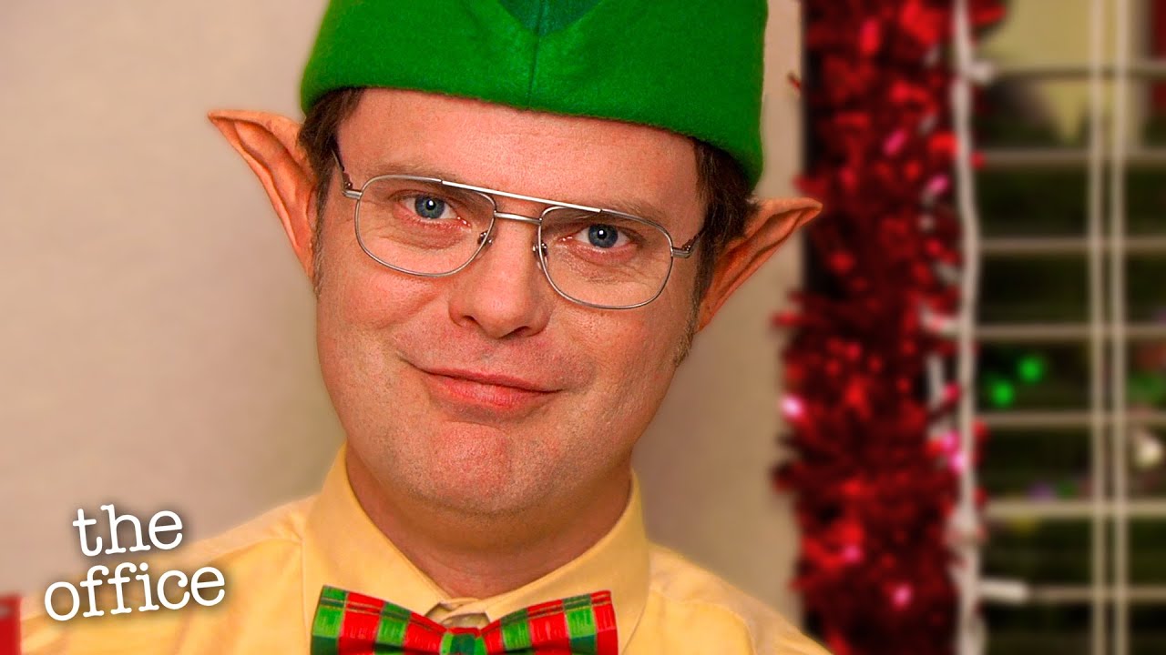 dwight dressed up for christmas Every Christmas Episode Of The Office, Ranked