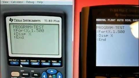 TI-84+ CSE Performance Demonstration