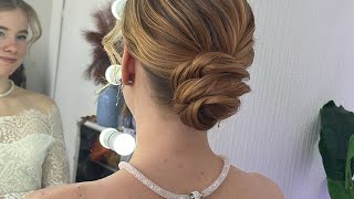 видео: Низкий пучок из жгутов картинка: Низкий пучок из жгутов