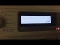 Electrolux dryer diagnostics mode - How to see last error code