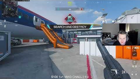 $100 1v1 MW3 SnD WAGER!