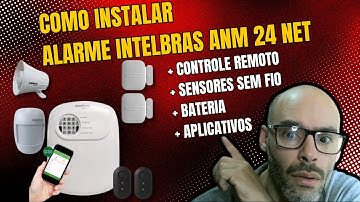 COMO INSTALAR E CONFIGURAR CENTRAL DE ALARME INTELBRAS ANM 24 NET NO CELULAR PASSO A PASSO