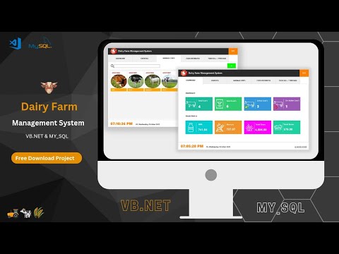 Milk Dairy Management System In VB.NET With Source Code | Source Code & Projects