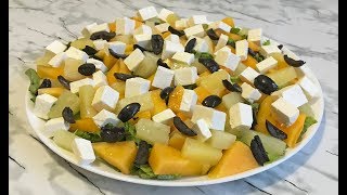 Потрясающе Свежий САЛАТ С ХУРМОЙ Без Майонеза Ооочень Вкусно!!! / Persimmon Salad Recipe Потрясающе Свежий САЛАТ С ХУРМОЙ Без Майонеза Ооочень Вкусно!!! / Persimmon Salad Recipe